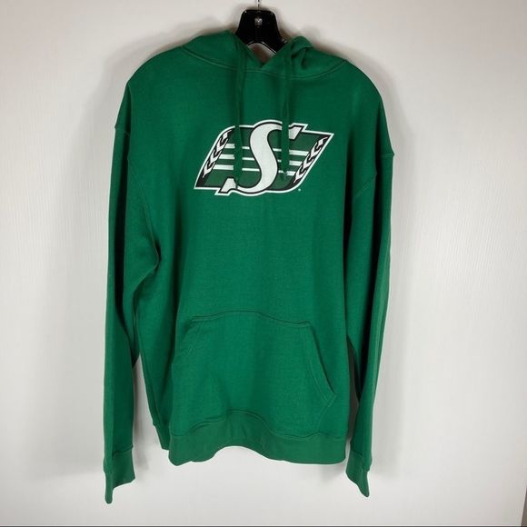 CFL Other - CFL Saskatchewan Roughriders Green Hoodie Pullover Men’s Size XL
